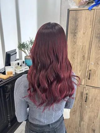 ロング 大塚 加奈恵のヘアスタイル