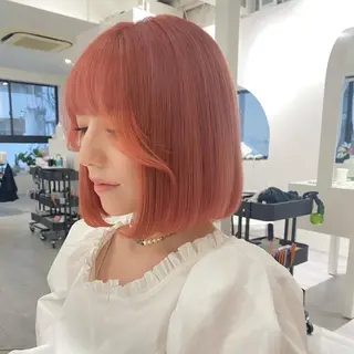 ミディアム カラー MOE🐈‍⬛🎀 エクステ/ワンホンのヘアスタイル