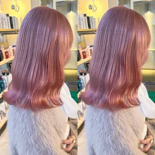 ミディアム カラー yori SAPPORO所属・yori/ハイトーン 代表すがわらのヘアスタイル