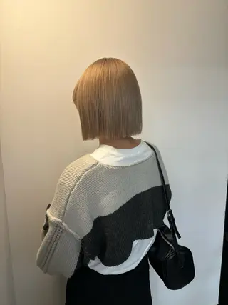 ショート カラー paige_.hair所属・蛭町 遥香のヘアスタイル