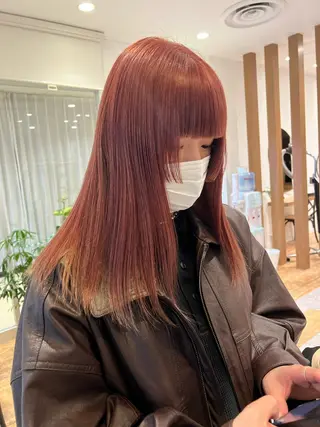 セミロング カラー 韓国風デザイン 💐MIZUKI💐のヘアスタイル