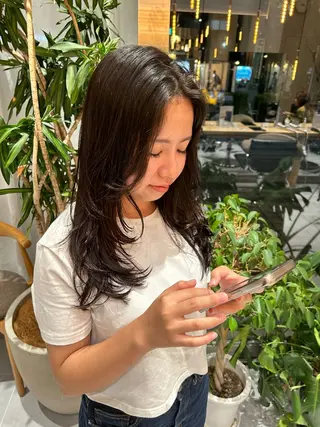 ロング 風香🪼レイヤー /透明感カラーのヘアスタイル