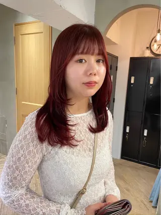 セミロング カラー 透明感似合わせカラー 🍀あかり🍀のヘアスタイル