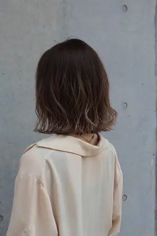 ミディアム カラー ヘアアレンジ 美容室HEART武蔵新城店所属・小野寺 舞のヘアスタイル