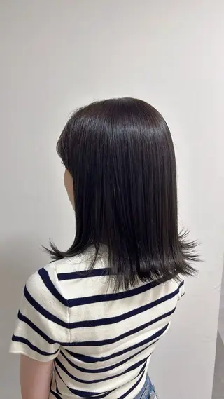 セミロング カラー Hair's Gallery堺高島屋所属・ヘアーズギャラリー 山本愛華のヘアスタイル