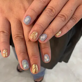 ネイル ゆびノさき茨木店 ニュアンス/アートのネイルデザイン