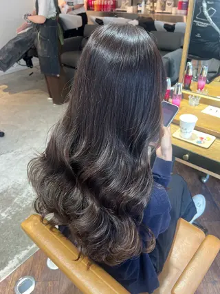 ロング 🦈AKARI🦈 袋町/韓国風/透明感のヘアスタイル