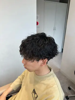 パーマ メンズ SALOWIN下北No.R店所属・🔥メンズ特化美容師 原田優樹🔥のヘアスタイル