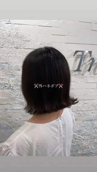 ミディアム レイヤーカット🩵 盛れ顔周り/Miuのヘアスタイル