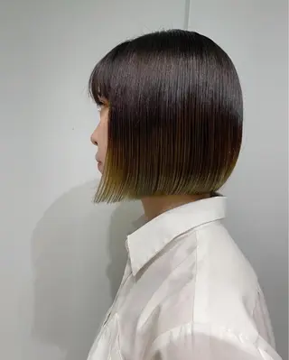 ミディアム カラー ヘアアレンジ Nancy所属・束感まつげ❤︎ あみのマツエク・マツパデザイン