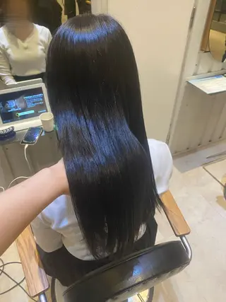ロング カラー 髪質改善＆トリートメント over hair所沢店所属・韓国風/レイヤー/ 𝑵𝒂𝒏𝒂🩶のヘアスタイル