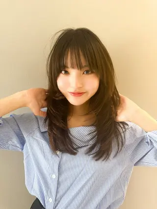 セミロング ✂️似合わせの魔術師 石田一樹✂️のヘアスタイル