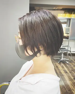 ショート カラー ヘアアレンジ ✨前田 優・2拠点✨ ✨恵比寿・札幌店✨のヘアスタイル
