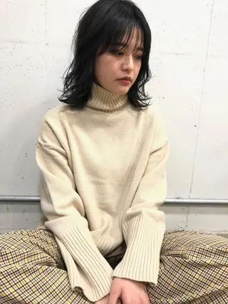 ミディアム カラー 永野 正芳のヘアスタイル