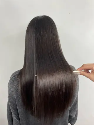 ロング カラー 𝙃𝘼𝙍𝙐🎀 韓国×エクステのヘアスタイル