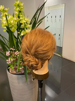 ヘアアレンジ 暖色カラー /ヘアアレンジ/花鈴のヘアスタイル