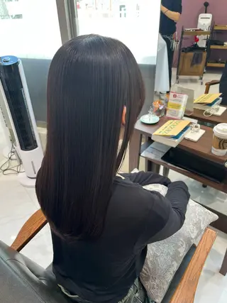 セミロング 🩶透明感カラー/ うる艶/nanakoのヘアスタイル