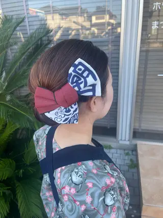 セミロング ヘアアレンジ Felice Erikaのヘアスタイル