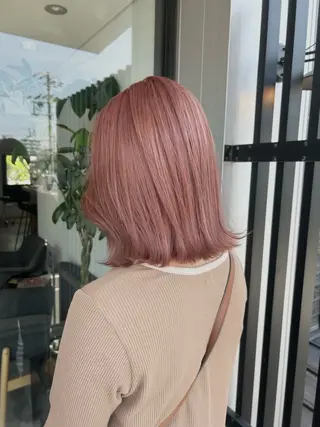 ミディアム カラー Emitas.宮街道店所属・Emitas.　井上 真奈美のヘアスタイル