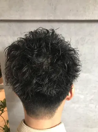 パーマ メンズ 久保亮太 /大人ショートのヘアスタイル