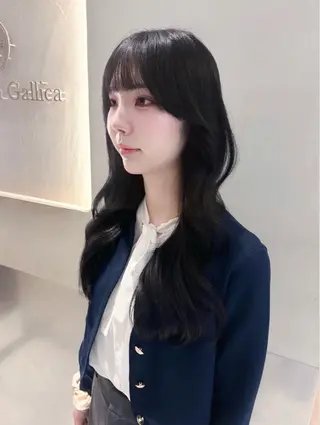 ロング カラー ワンホン/韓国ヘア 🤍amiのヘアスタイル