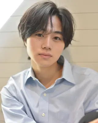 ショート パーマ December/jingumae所属・メンズパーマ 特化うえちりくのヘアスタイル