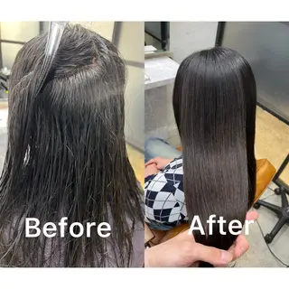 ロング ⭐️立川/縮毛矯正 /髪質改善⭐️のヘアスタイル