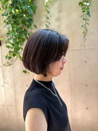 ショート 似合わせカット /パーマ岡本淳平のヘアスタイル