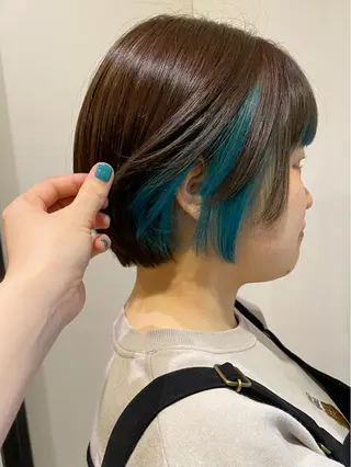ショート カラー 暖色艶カラー♥️ nagi♥️のヘアスタイル