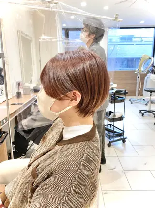 ショート カラー 横山 直輝のヘアスタイル
