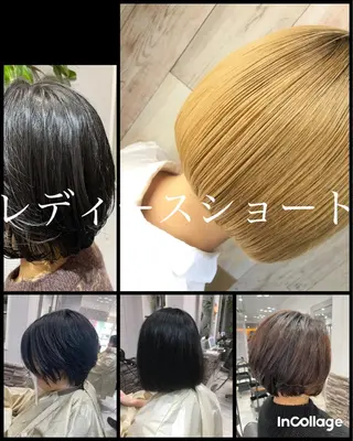 ショート イヤリングカラー Ai 浅草橋店のヘアスタイル