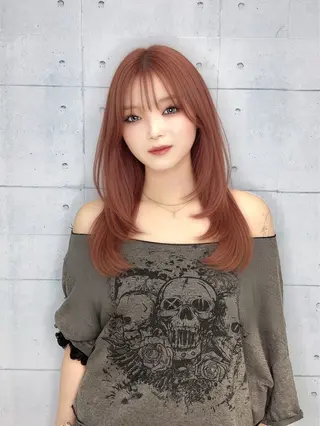 ロング カラー 韓国レイヤー/カラー 🐈‍⬛💗miyuのヘアスタイル