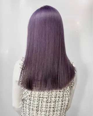 ロング カラー ツガミ リナのヘアスタイル