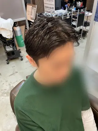 ショート メンズ メンズパーマ特化 カバヤマ　リョウのヘアスタイル