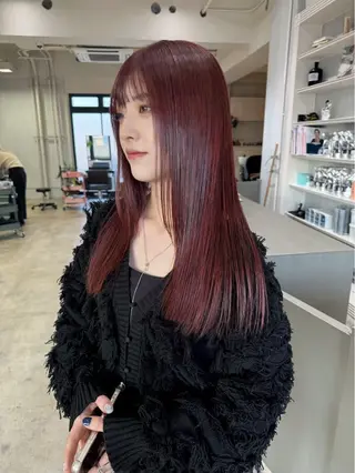 ロング 🔥髪質改善×似合せ 🔥【天神美容室】のヘアスタイル