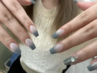 ネイル ki🍒🍒 ki ツルツルネイルのネイルデザイン