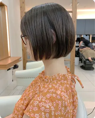 ショート ブリーチ/縮毛矯正 naco🎀のヘアスタイル