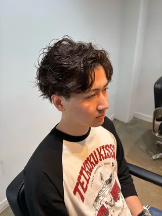 パーマ メンズ GISELA サリナのヘアスタイル