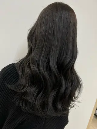 ロング カラー 角田 全史のヘアスタイル
