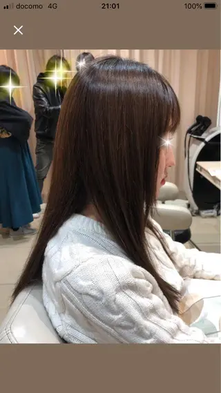 ロング カジサ ケイコのヘアスタイル