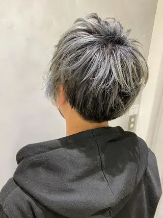 カラー メンズ 吹田 駿 髪質改善縮毛矯正のヘアスタイル