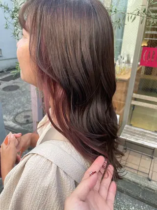 ロング カラー EARTH菊名店👾 ひらのすぐるのヘアスタイル