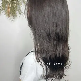 セミロング カラー Jewel Box所属・髪質改善ストレート 特化⭐️杉本奈稀沙のヘアスタイル