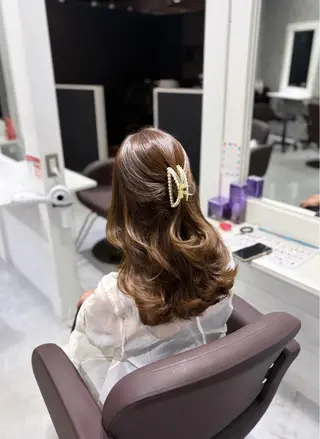 ロング Aura 髪質改善＆韓国レイヤー所属・あい❤︎ /髪質改善/艶カラーのヘアスタイル