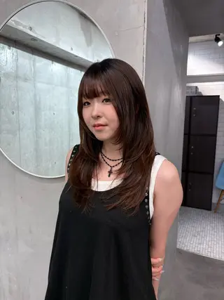 セミロング novel days所属・bob/shot /YUUMIのヘアスタイル