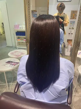 ロング カラー AMRITA所属・men'sｶｯﾄ ﾊﾟｰﾏ🫧ｼｵﾝのヘアスタイル