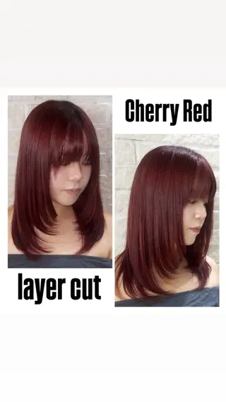 セミロング レイヤーカット/ボブ 🪐花木 香菜のヘアスタイル