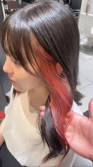ロング カラー 💞暖色カラー 💞risaのヘアスタイル