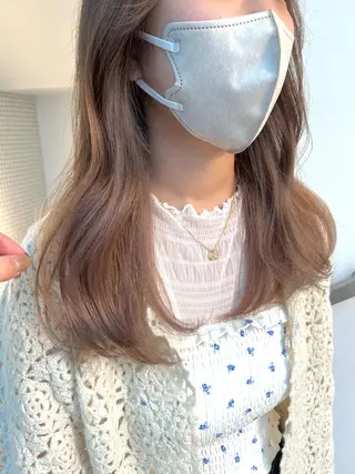 ロング カラー 【韓国ヘア・ネイル】 HINATA🍒のネイルデザイン