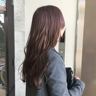 ロング カラー 村上 遥香 店長スタイリストのヘアスタイル